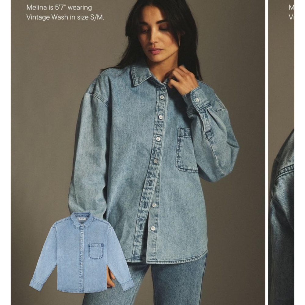 Parke Denim button down shirt